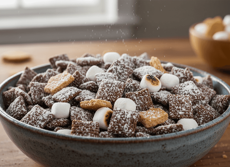 S'mores Puppy Chow (Muddy Buddies)