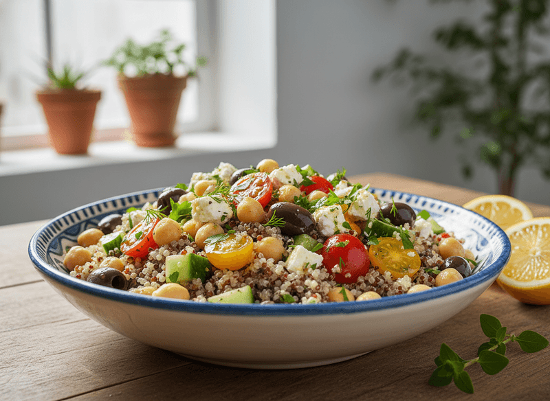 Mediterranean Chickpea Power Salad