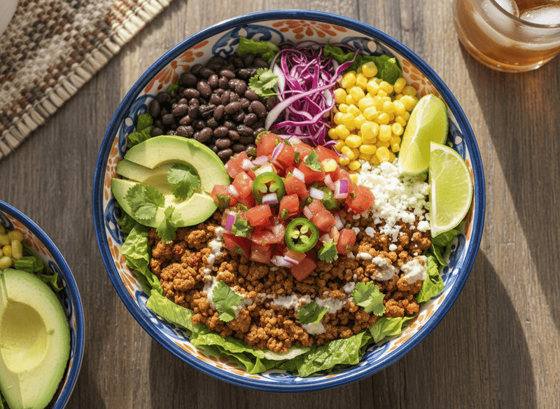 Lean Turkey Taco Bowl