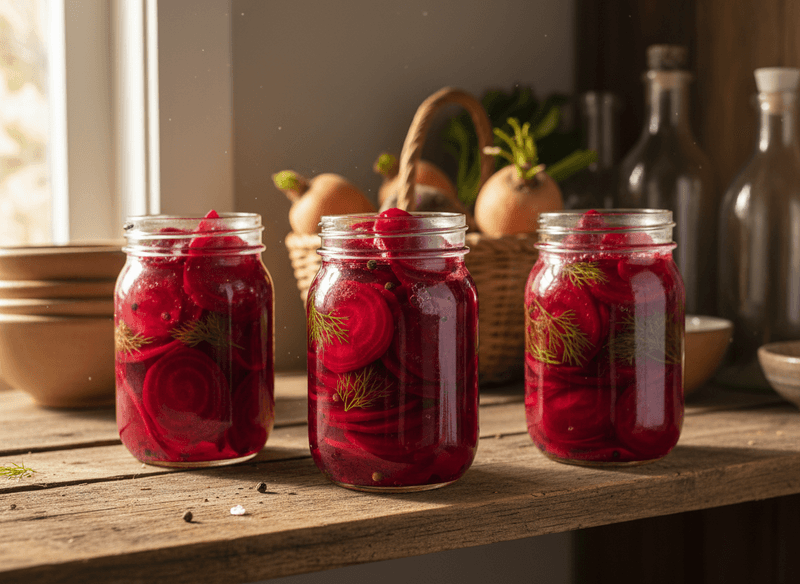 Low-Sodium Pickled Beets