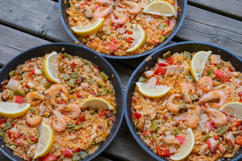 Seafood Paella with Socarrat