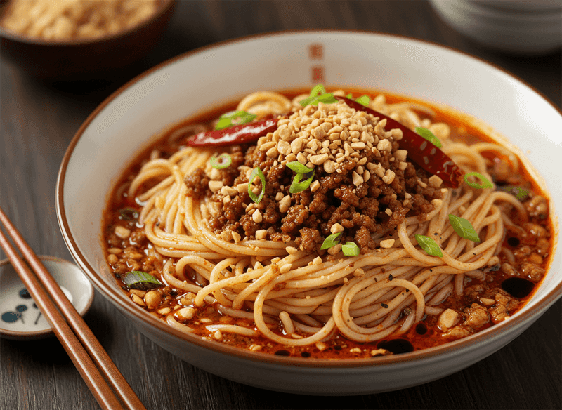 Spicy Sichuan Dan Dan Noodles