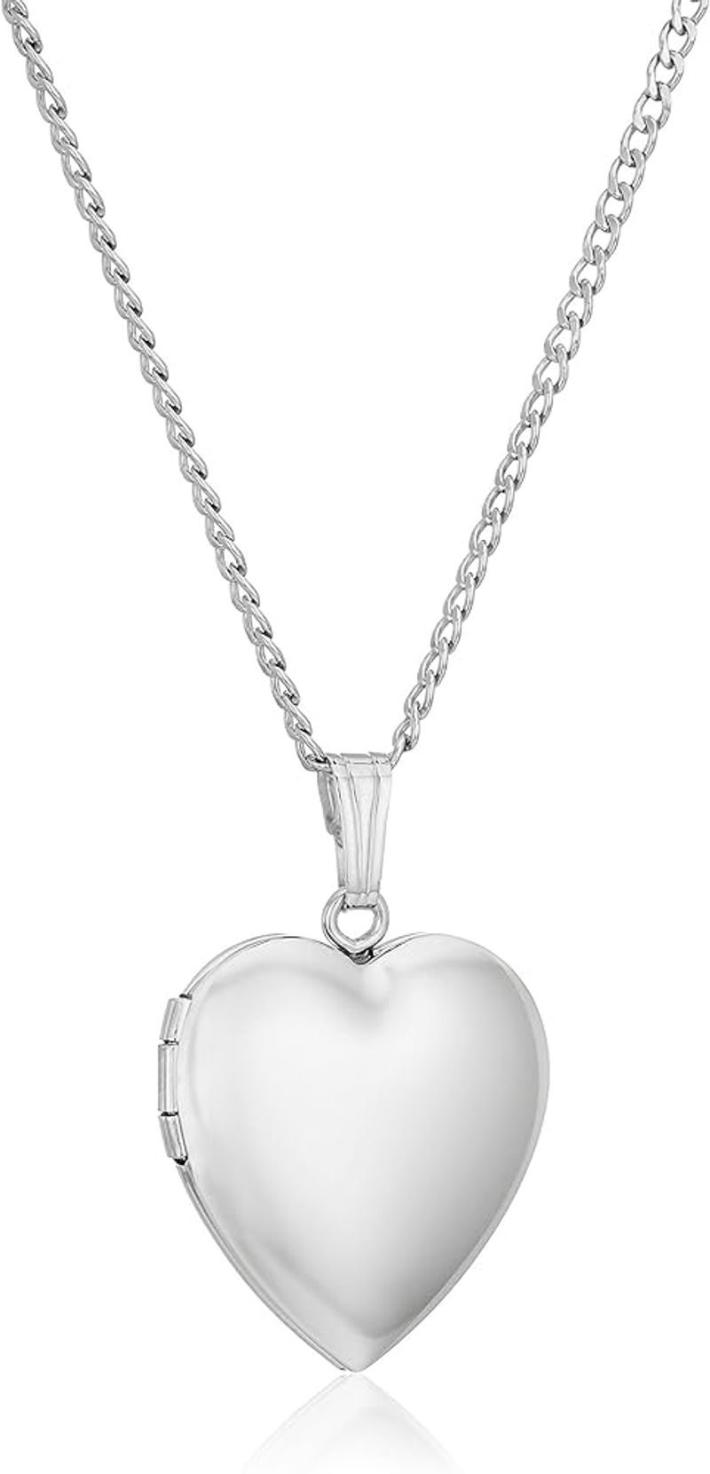 Amazon Essentials Heart Locket Necklace