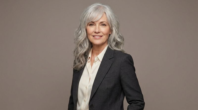 Side-Swept Long Bangs