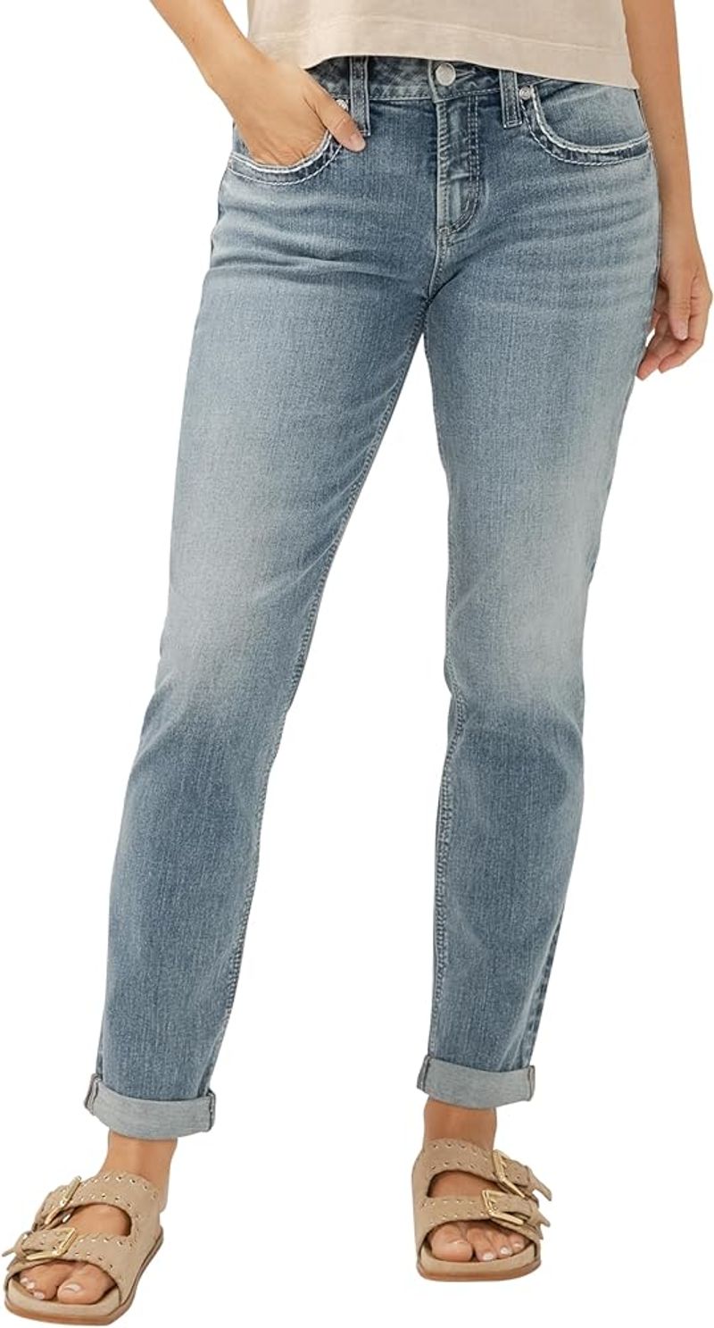 Silver Jeans Sam Relaxed Boyfriend Fit Jean