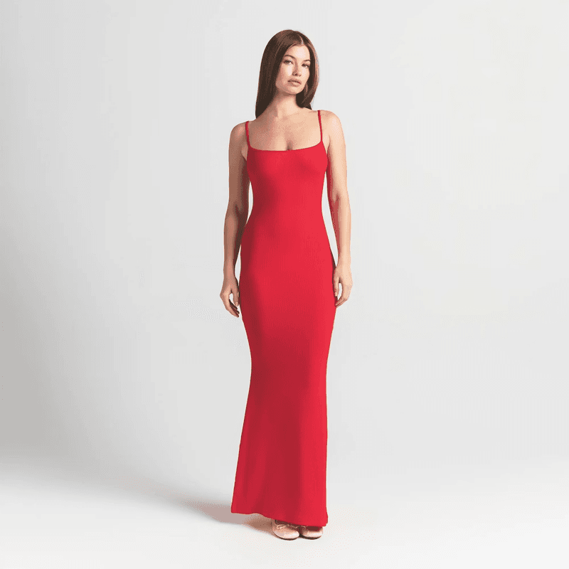 Skims Soft Lounge Long Slip Dress