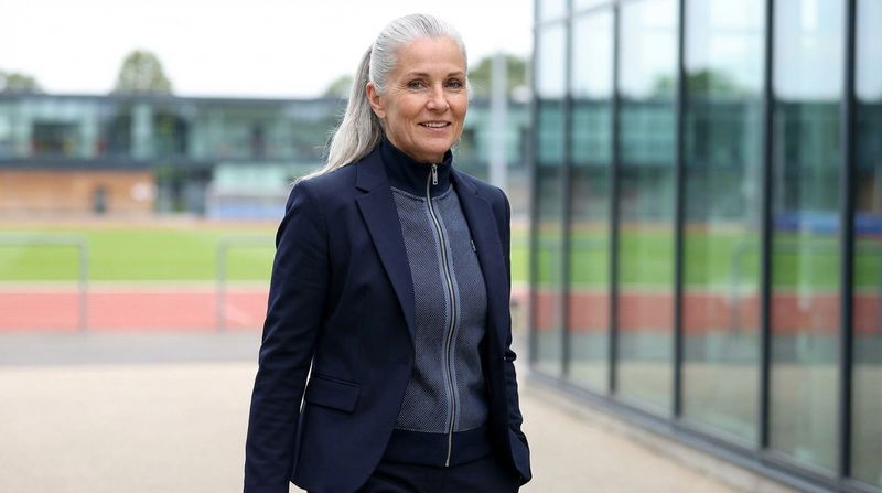 Slicked-Back Gray Ponytail