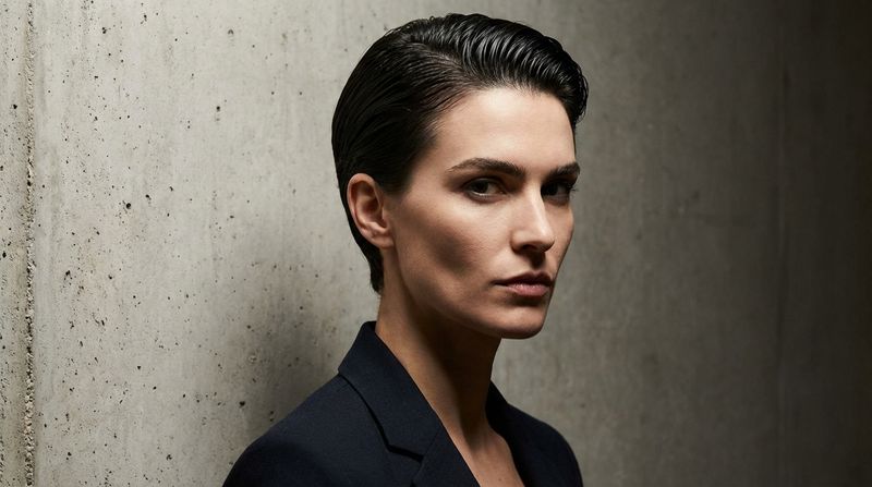 Slicked-Back Pixie Cut