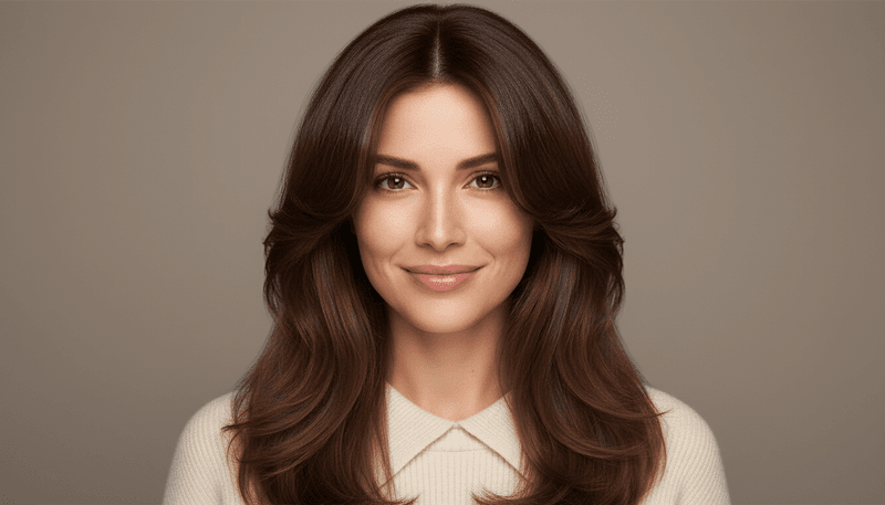 Soft Long Layers with Face-Framing Pieces