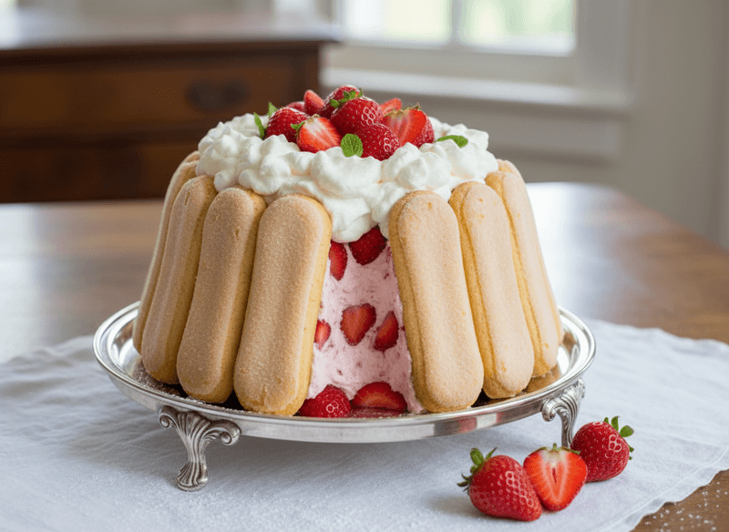 Charlotte aux Fraises (Strawberry Charlotte)