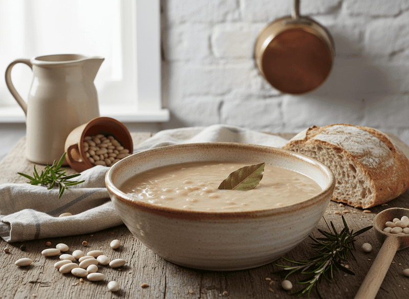 White Bean & Bay Leaf Soup