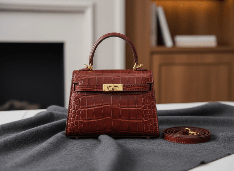 A Structured Mini Top-Handle Bag (Even in Winter)