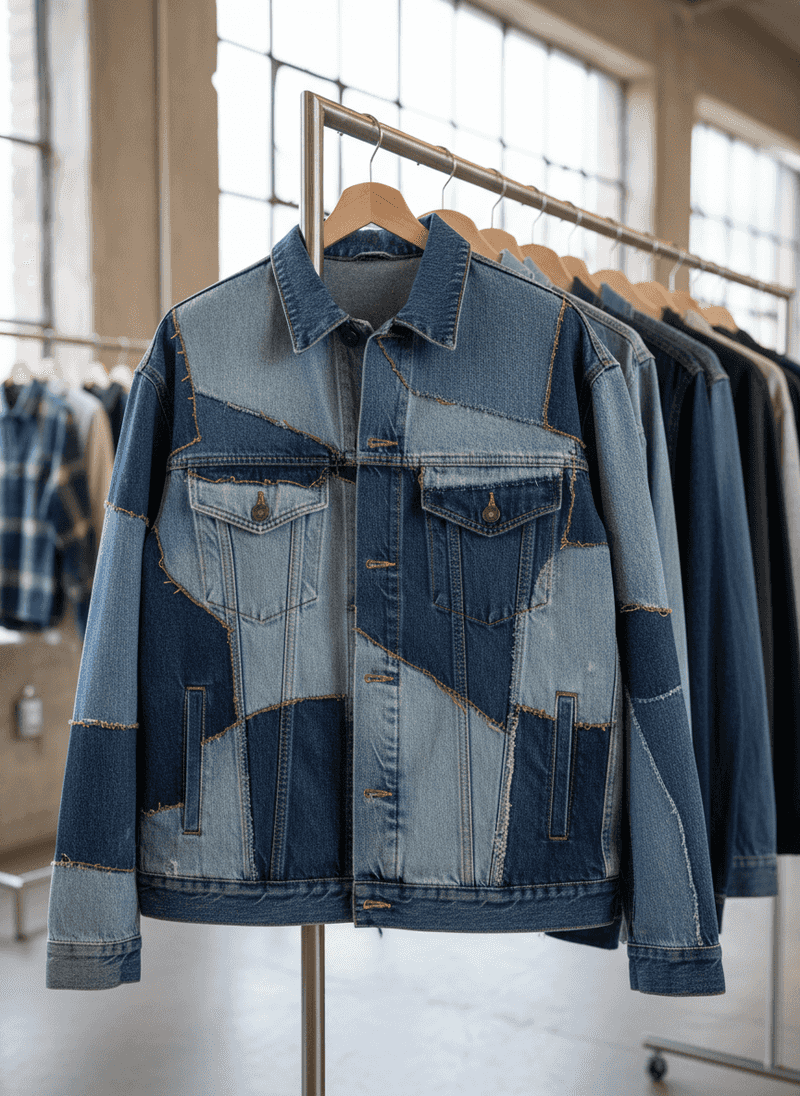 Patchwork Statement Jacket Panels