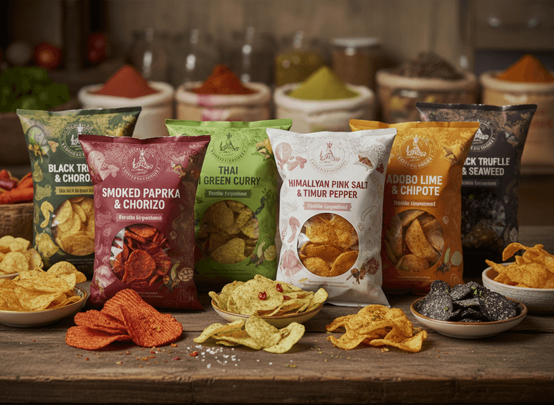 Flavored Potato Chips with Excessive Sodium and Additives