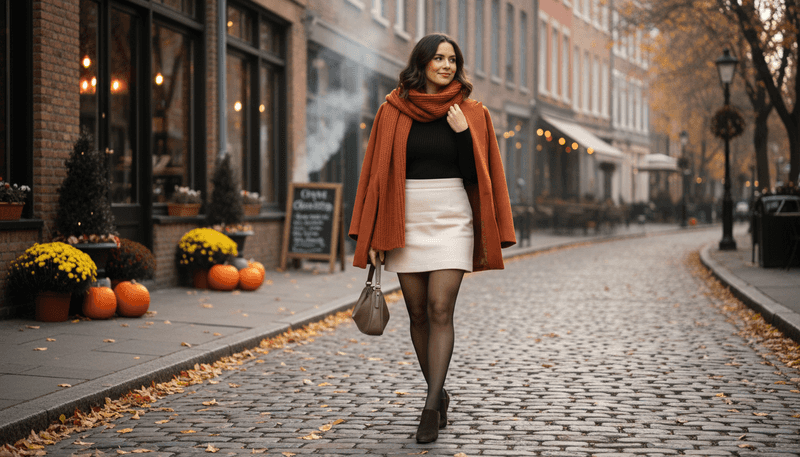 Tailored Mini + Tights