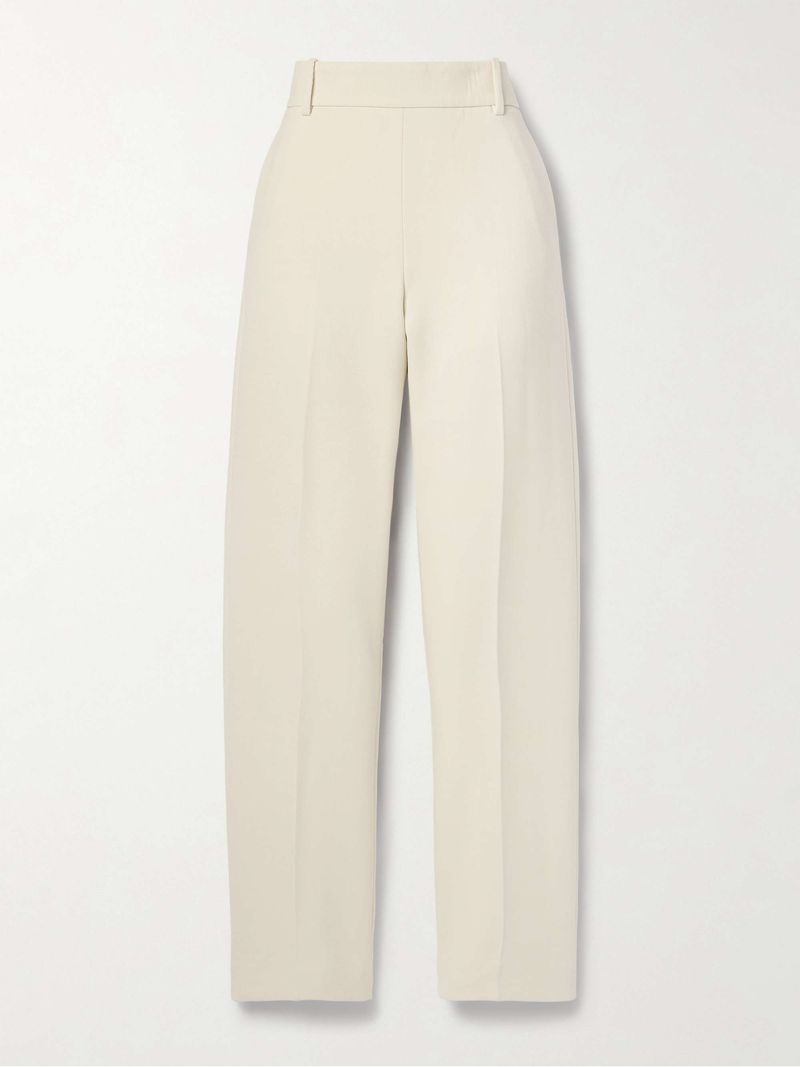 Tailored Straight-Leg Pants