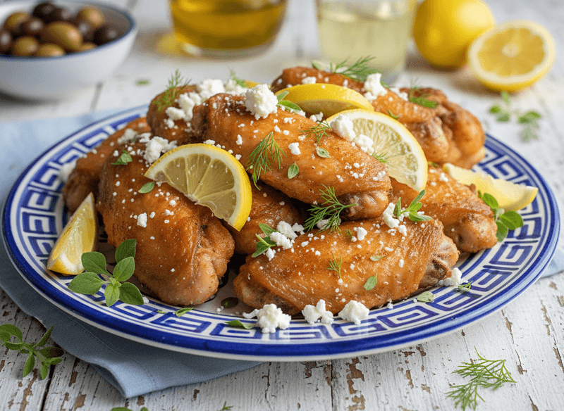 Mediterranean Herb & Feta Wings