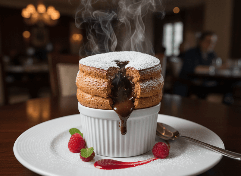 Soufflé au Chocolat (Chocolate Soufflé)