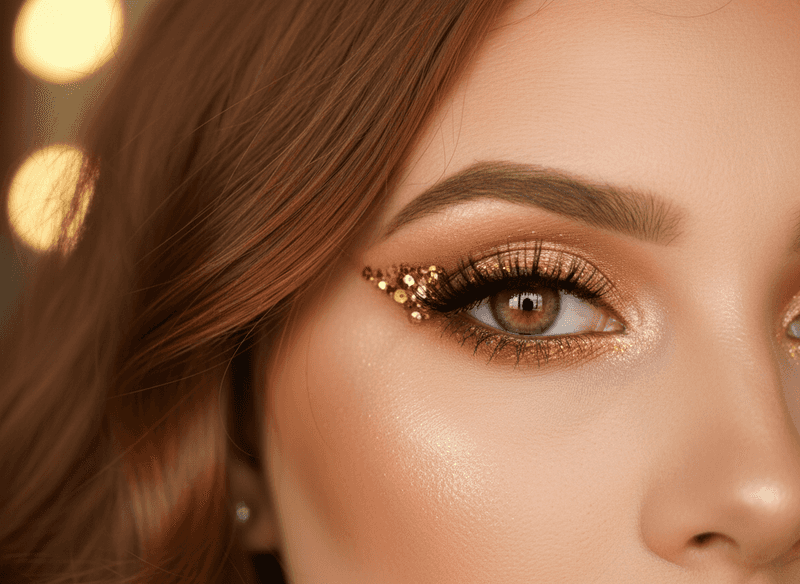 Gold / Warm Metallic – Brightens Brown and Hazel Eyes