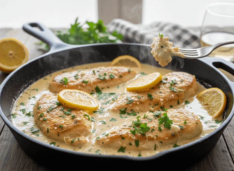 Creamy Lemon Parmesan Chicken