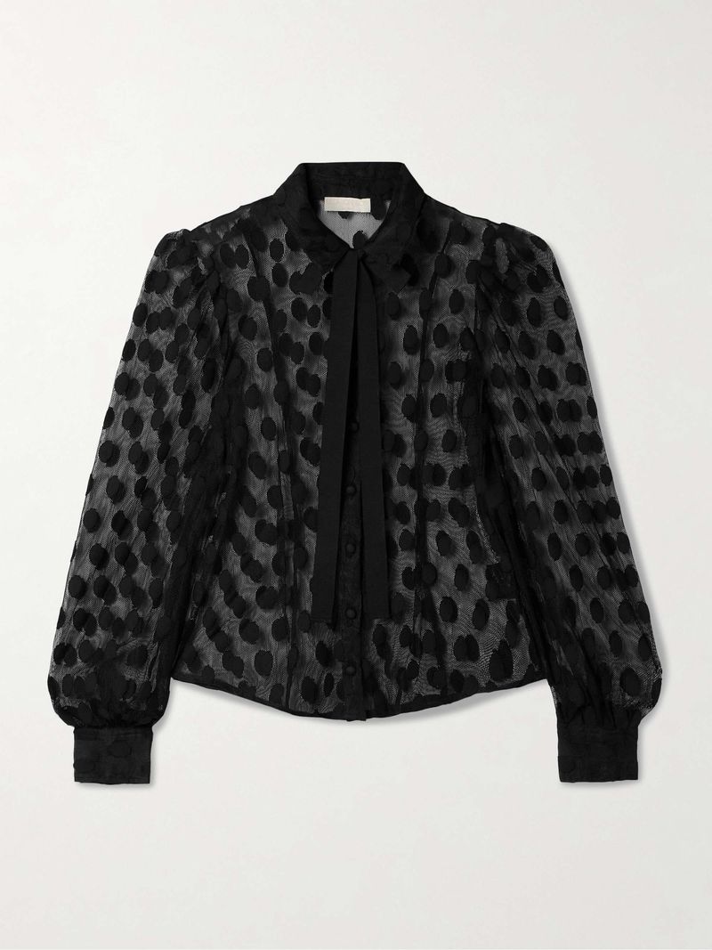 Textured Lace Blouse