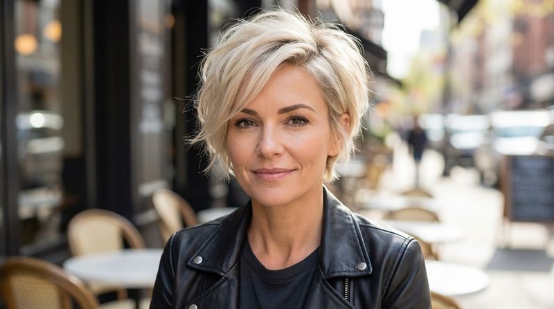 Textured Pixie with Lifted Crown