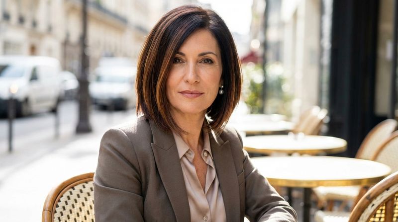 The Asymmetrical Bob with Deep Side Part