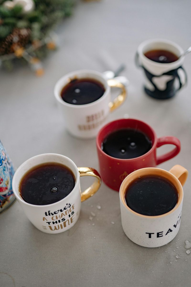 Mismatched Mugs in the Kitchen