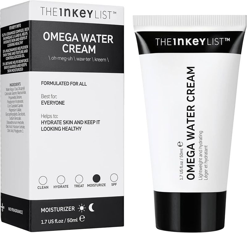 The Inkey List Omega Water Cream Oil-Free Moisturizer + Niacinamide