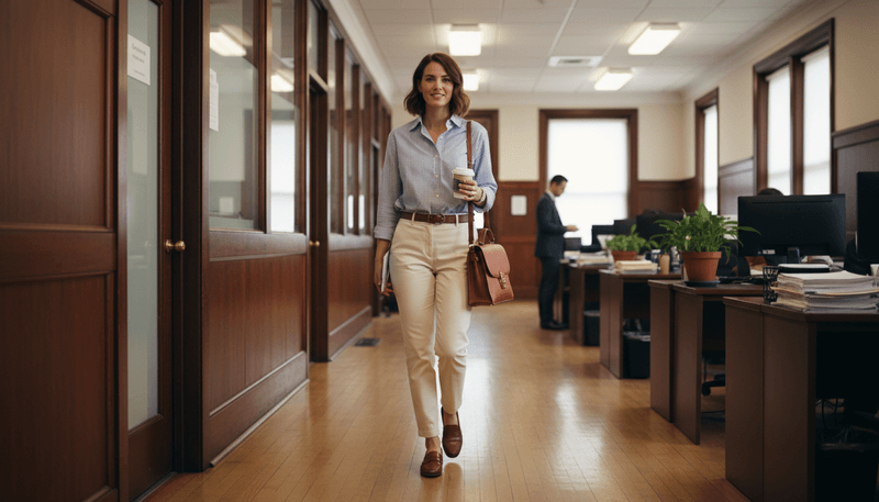 The Striped Oxford Look
