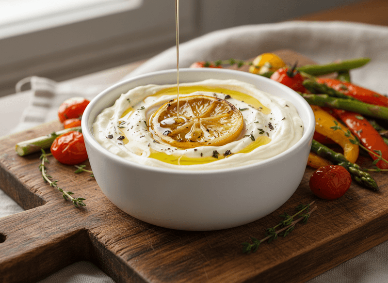 Charred Lemon–Garlic Aioli