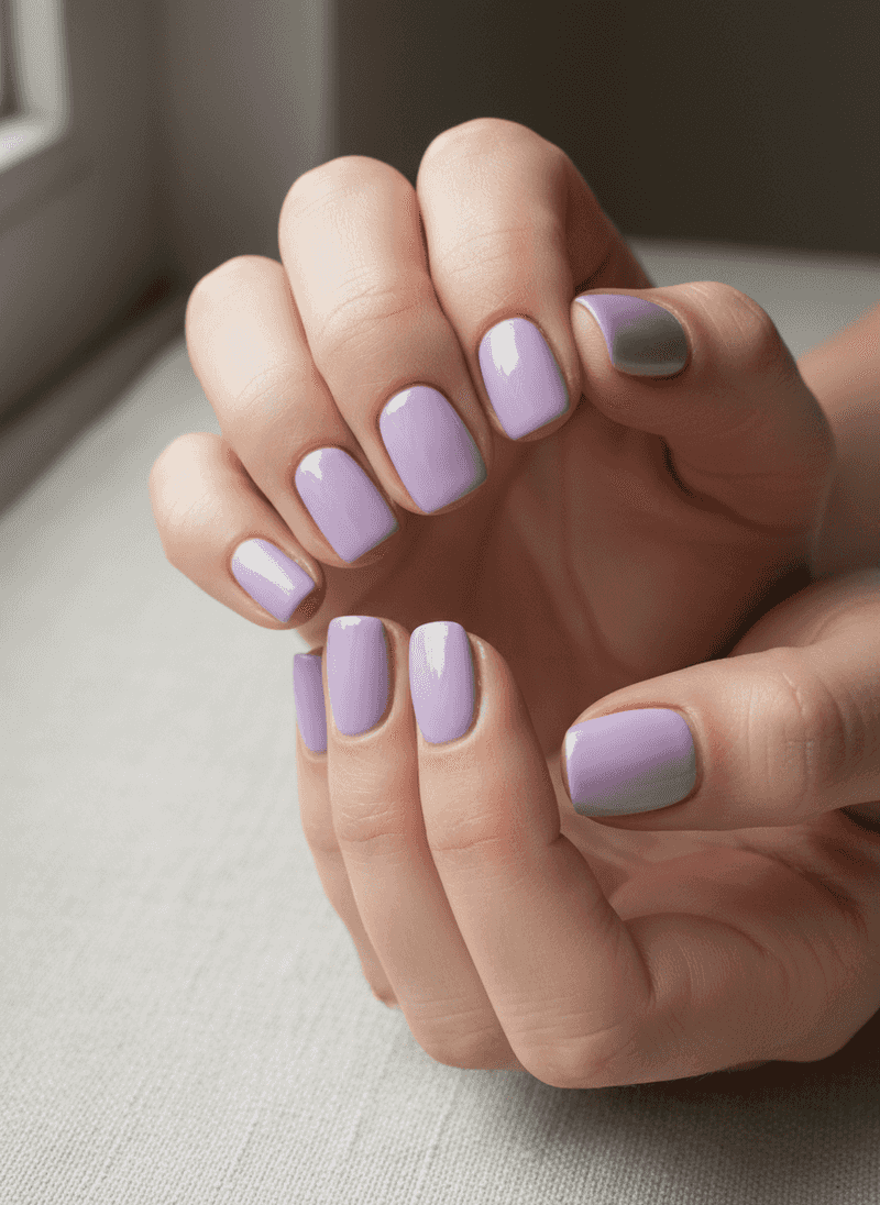Soft Lavender Cream Polish