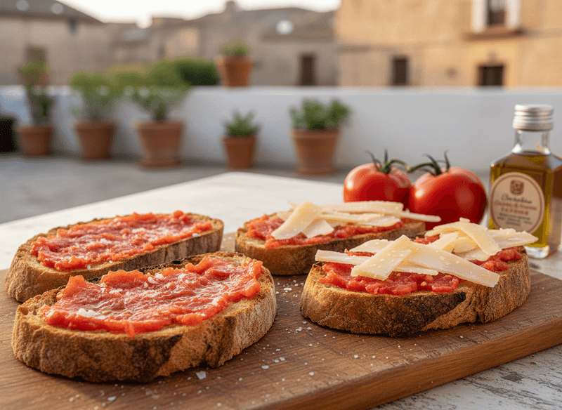 Pan con Tomate with Manchego & Olive Oil