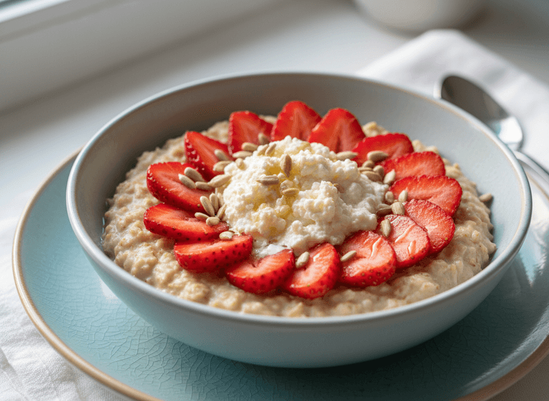 Cottage Cheese Power Oats