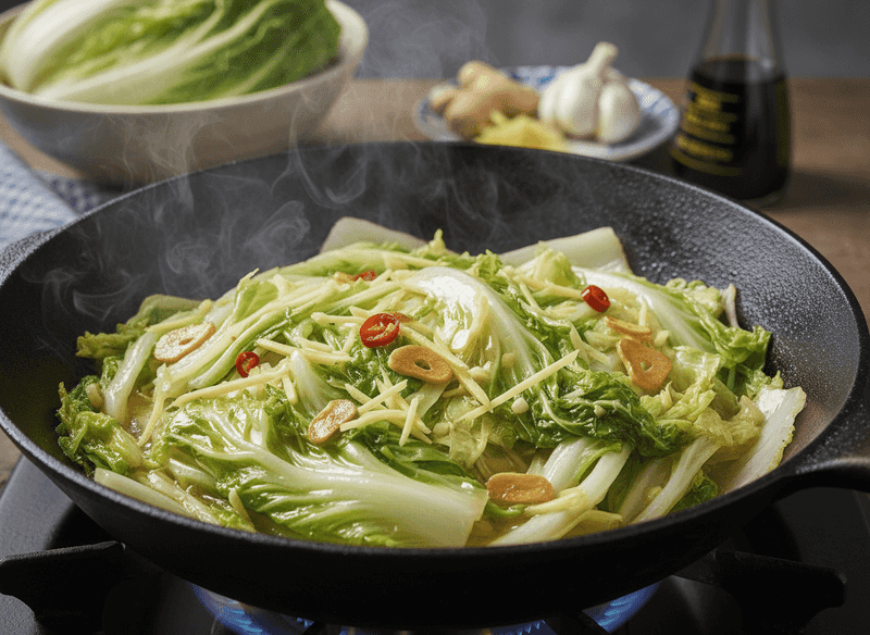 Napa Cabbage Stir-Fry