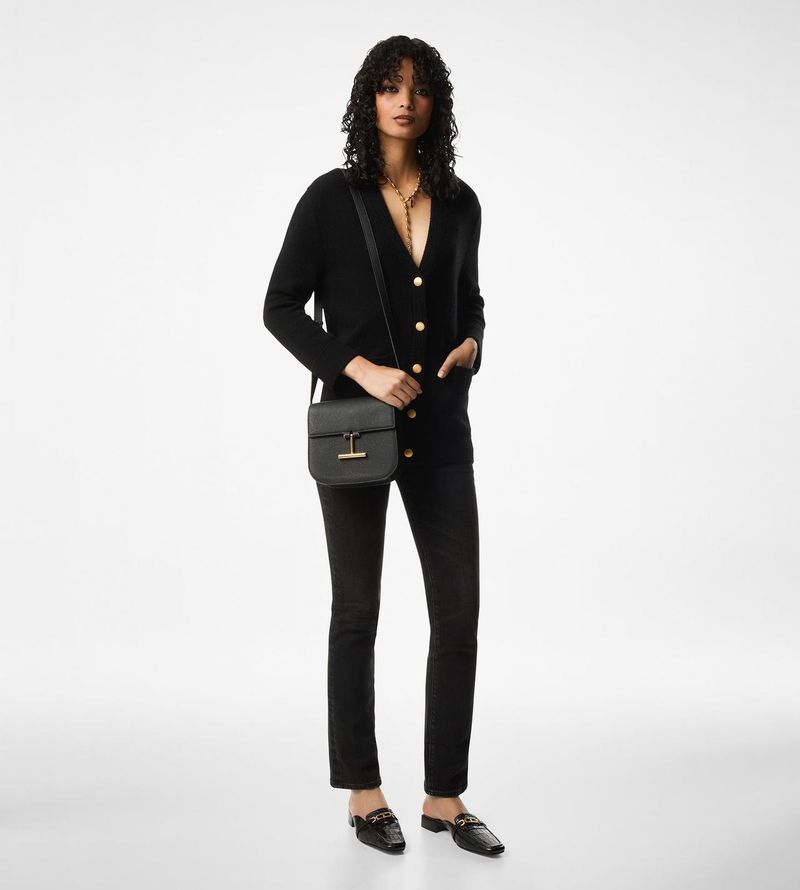 Tom Ford Mini Tara Leather Crossbody Bag