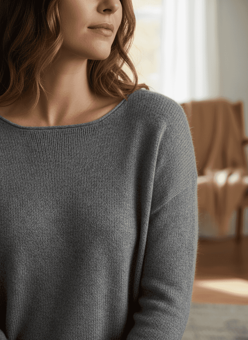 Lightweight Merino Sweater or Fine Cardigan