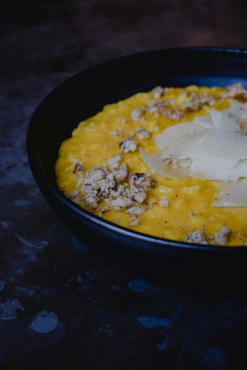 Wild Mushroom Risotto with Truffle & Parmesan