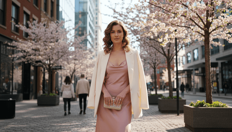 With an Oversized Blazer