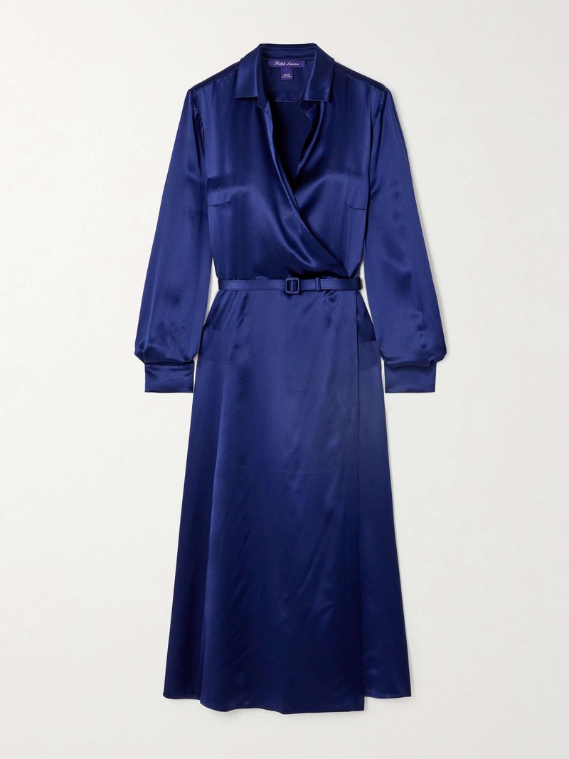 Wrap Dress in Midi Length