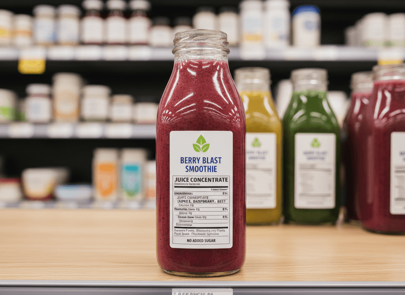 Bottled Smoothies with More Juice Concentrate Than Fruit