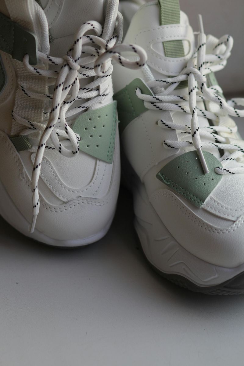 Chunky Dad Sneakers with Exaggerated Soles