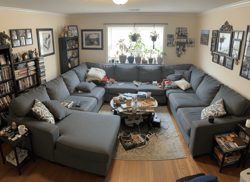 Oversized Furniture That Overwhelms the Room