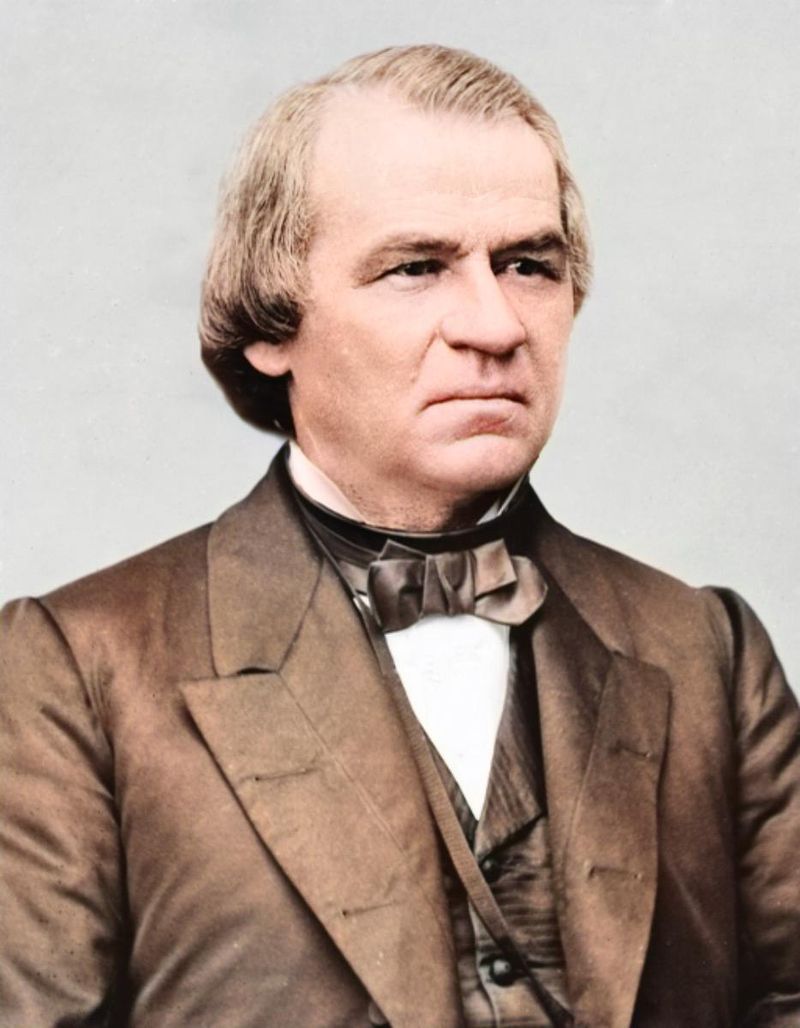 Andrew Johnson Was Buried With His Head on the Constitution