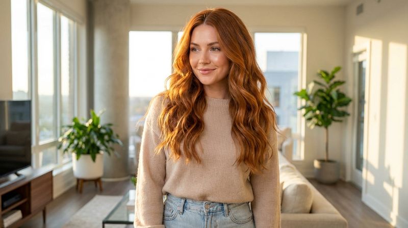 Beachy Waves with a Center Part