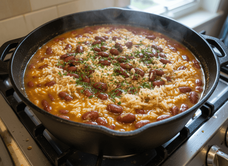 Rice and Beans One-Pot