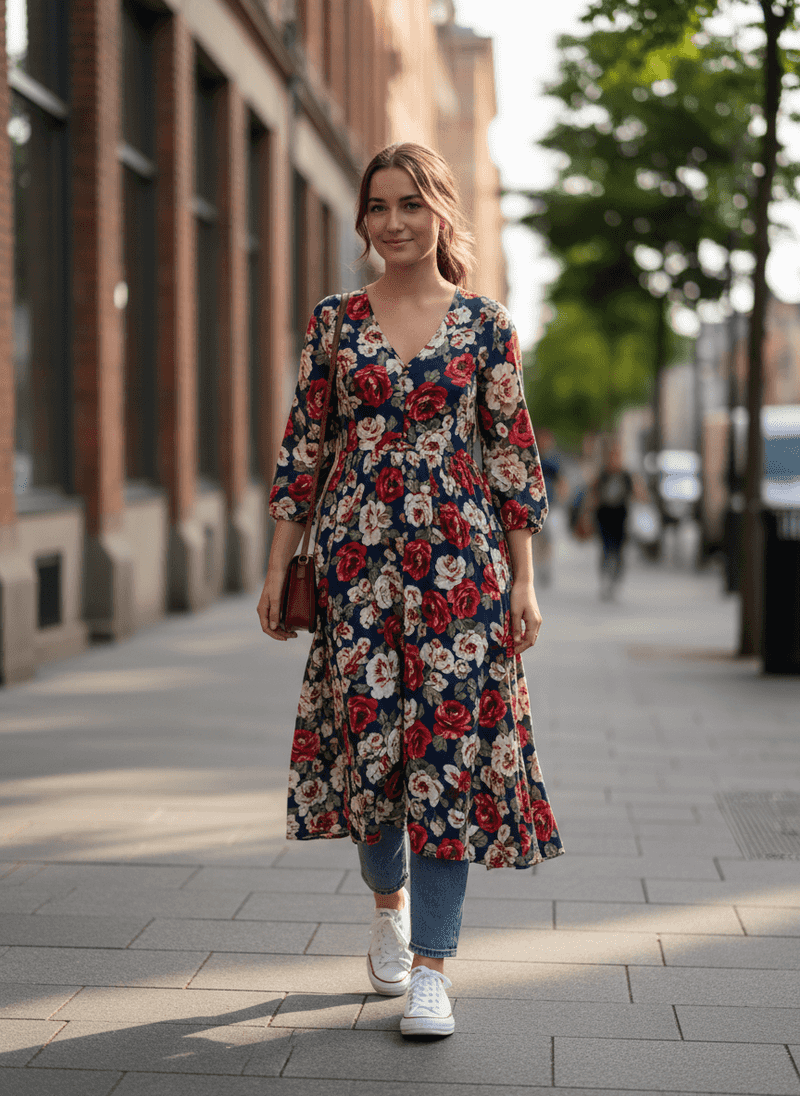 Dresses Worn Over Jeans Again