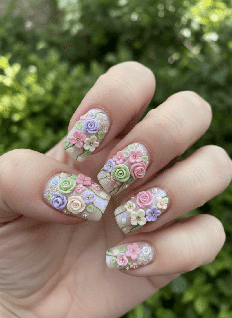 Floral but Make It 3D or Abstract