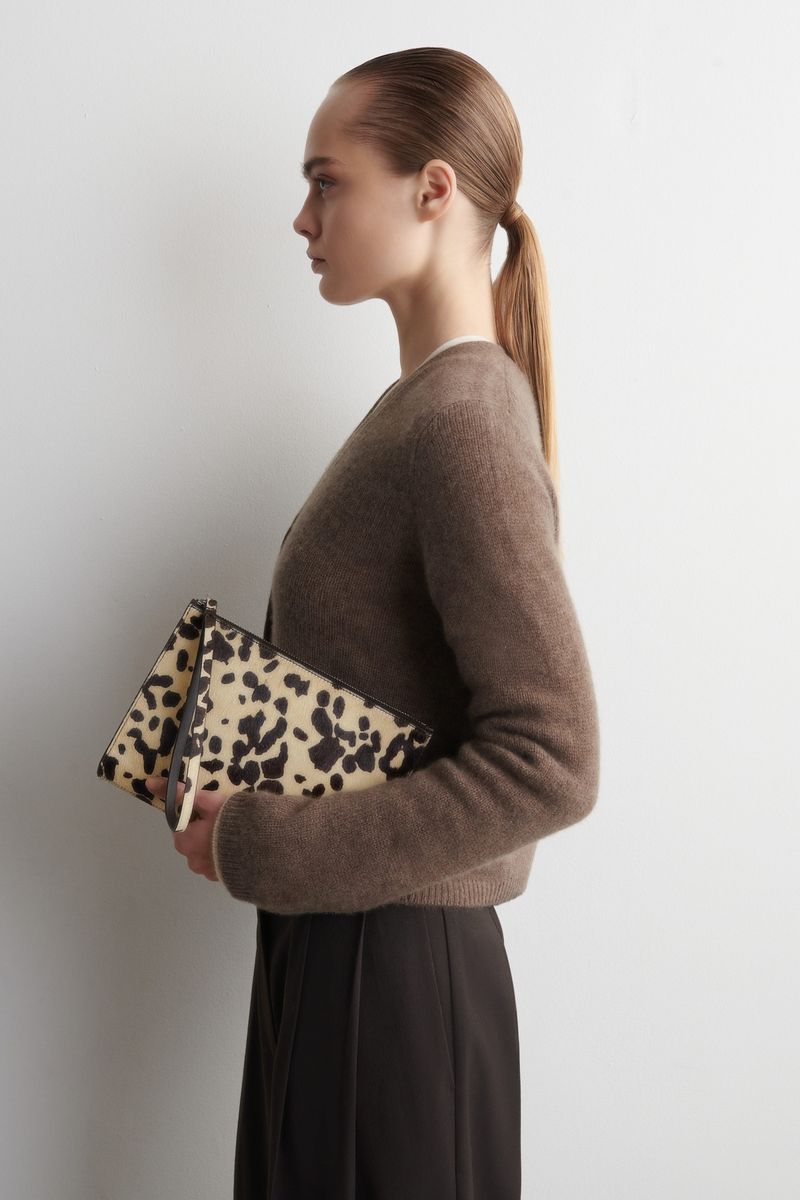 COS Animal-Print Pouch
