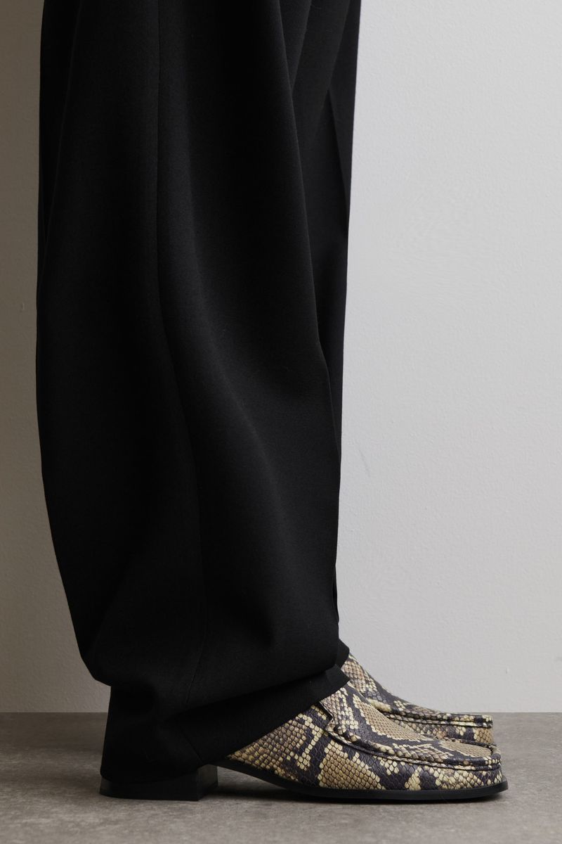 COS Square-Toe Heel Loafers